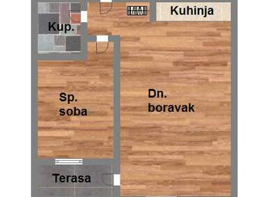 Dvosoban stan, Novi Sad, prodaja, 39m2, 89760e, id921474