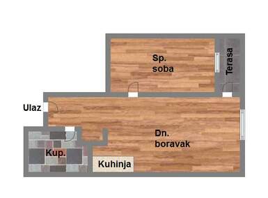 Jednoiposoban stan, Novi Sad, prodaja, 36m2, 68050e, id921480