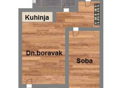 Dvosoban stan, Novi Sad, Adice, prodaja, 44m2, 79650e, id921572