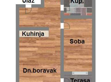 Dvosoban stan, Novi Sad, Adice, prodaja, 43m2, 78840e, id921574