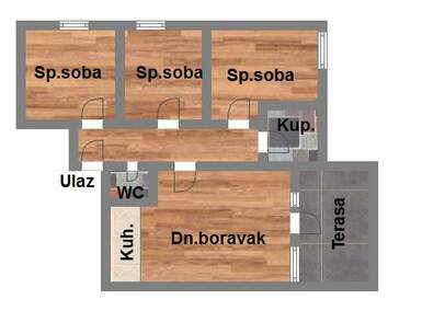 Cetvorosoban stan, Novi Sad, Adice, prodaja, 79m2, 130190e, id922492