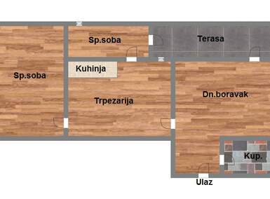 Dvoiposoban stan, Novi Sad, prodaja, 65m2, 169950e, id923167