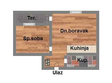 Jednoiposoban stan, Novi Sad, prodaja, 32m2, 79520e, id924131