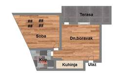 Dvosoban stan, Novi Sad, prodaja, 49m2, 117829e, id926445