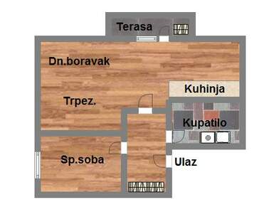 Jednoiposoban stan, Novi Sad, prodaja, 35m2, 63159e, id926457