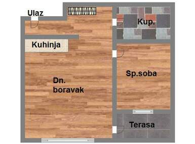 Dvosoban stan, Novi Sad, prodaja, 38m2, 73979e, id927334