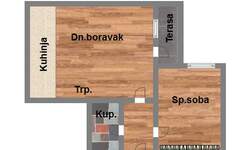 Dvosoban stan, Novi Sad, prodaja, 46m2, 109540e, id927393