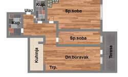 Trosoban stan, Novi Sad, prodaja, 67m2, 138638e, id929933