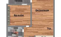 Dvosoban stan, Novi Sad, prodaja, 42m2, 90240e, id931856