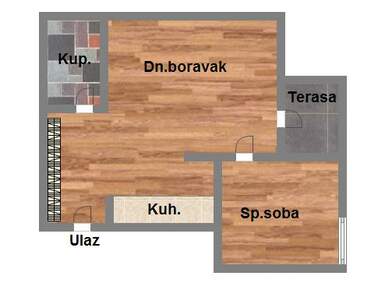 Jednoiposoban stan, Novi Sad, Petrovaradin, prodaja, 37m2, 83570e, id931932