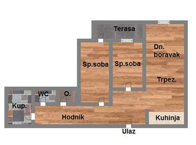 Trosoban stan, Novi Sad, prodaja, 64m2, 139020e, id932842