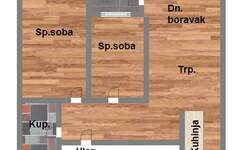 Trosoban stan, Novi Sad, prodaja, 59m2, 106470e, id933577