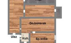 Dvoiposoban stan, Novi Sad, prodaja, 60m2, 180250e, id933595