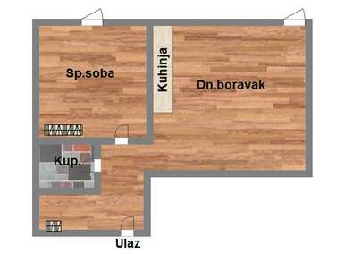Dvosoban stan, Novi Sad, prodaja, 40m2, 119480e, id933894