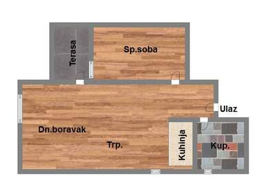 Dvosoban stan, Novi Sad, Veternik, prodaja, 42m2, 76480e, id935202