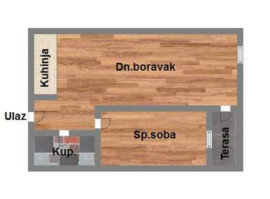 Dvosoban stan, Novi Sad, Telep, prodaja, 41m2, 98030e, id935859