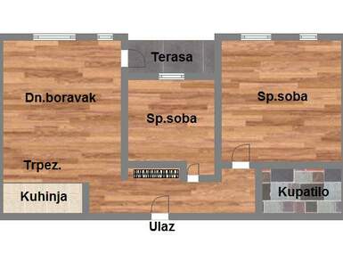 Dvoiposoban stan, Novi Sad, Stari Majurin, prodaja, 57m2, 117860e, id940928