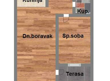 Jednoiposoban stan, Novi Sad, Salajka, prodaja, 42m2, 107690e, id941247