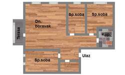 Cetvorosoban stan, Novi Sad, Salajka, prodaja, 88m2, 189790e, id942948