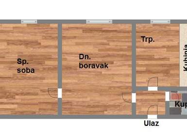 Dvosoban stan, Novi Sad, prodaja, 47m2, 92700e, id942964