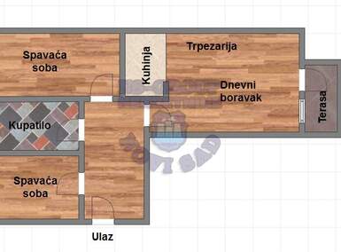 Trosoban stan, Novi Sad, Podbara, prodaja, 51m2, 145000e, id943750
