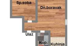 Jednoiposoban stan, Novi Sad, Novo Naselje, prodaja, 38m2, 87800e, id944645