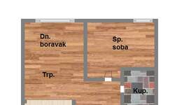 Dvosoban stan, Žabalj, Centar, prodaja, 38m2, 54400e, id946988