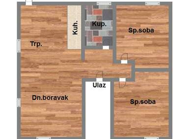 Trosoban stan, Novi Sad, prodaja, 65m2, 103410e, id947755