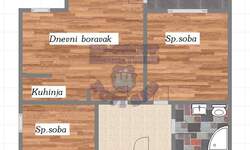 Dvoiposoban stan, Novi Sad, Stari Majur, prodaja, 57m2, 120320e, id952779