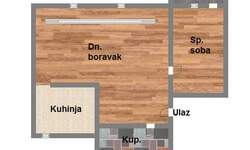 Dvosoban stan, Novi Sad, prodaja, 44m2, 86110e, id952872