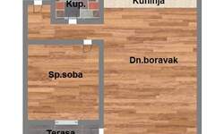 Dvosoban stan, Novi Sad, Grbavica, prodaja, 44m2, 132480e, id953575