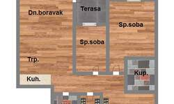 Trosoban stan, Novi Sad, prodaja, 65m2, 133080e, id953766