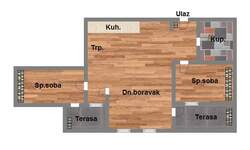 Dvoiposoban stan, Novi Sad, prodaja, 52m2, 112420e, id954622