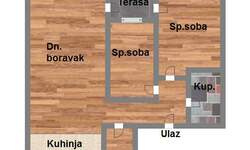Dvoiposoban stan, Novi Sad, Salajka, prodaja, 67m2, 152210e, id955422