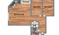 Dvoiposoban stan, Novi Sad, Telep, prodaja, 64m2, 143050e, id955784