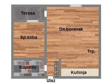 Dvosoban stan, Novi Sad, Podbara, prodaja, 44m2, 119220e, id955850