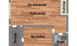Dvosoban stan, Novi Sad, prodaja, 38m2, 81360e, id955873
