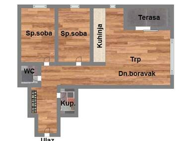 Trosoban stan, Novi Sad, Telep, prodaja, 69m2, 163240e, id957582