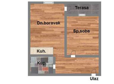 Dvosoban stan, Novi Sad, Adice, prodaja, 42m2, 76180e, id957587