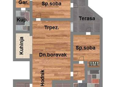 Trosoban stan, Novi Sad, Klisa, prodaja, 74m2, 125360e, id958122