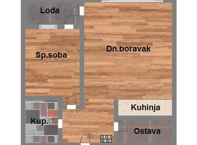 Dvosoban stan, Novi Sad, Bulevar Evrope, prodaja, 46m2, 114700e, id958171