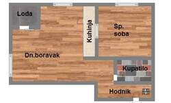 Dvosoban stan, Novi Sad, Bulevar Evrope, prodaja, 51m2, 122100e, id958242
