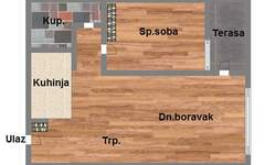 Dvosoban stan, Novi Sad, prodaja, 44m2, 99180e, id959962