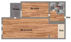Dvosoban stan, Novi Sad, Stari Majur, prodaja, 51m2, 103030e, id960413