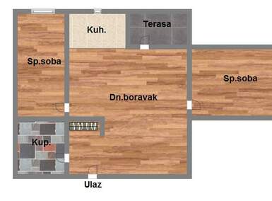 Trosoban stan, Novi Sad, Stari Majur, prodaja, 46m2, 94650e, id960436