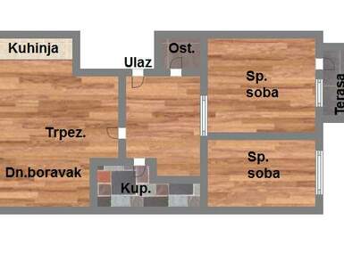 Trosoban stan, Novi Sad, Klisa, prodaja, 52m2, 87550e, id961178
