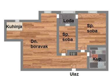 Trosoban stan, Novi Sad, Podbara, prodaja, 66m2, 160210e, id964428