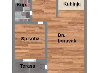Jednoiposoban stan, Novi Sad, Salajka, prodaja, 42m2, 108030e, id967338
