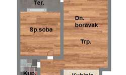 Dvosoban stan, Novi Sad, Telep, prodaja, 44m2, 110300e, id967924