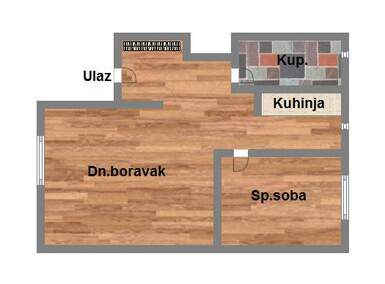 Dvosoban stan, Novi Sad, Veternička Rampa, prodaja, 45m2, 69460e, id968592